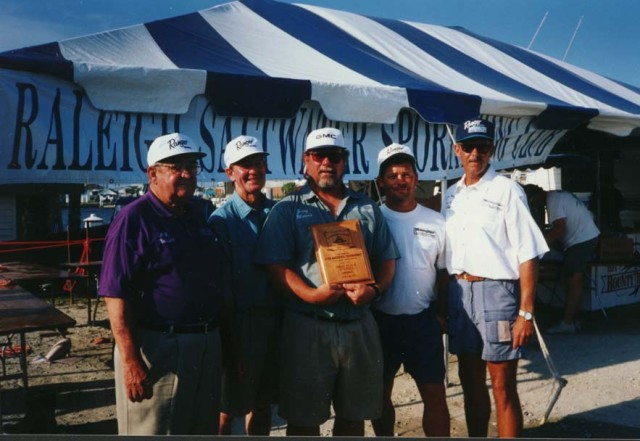 (L-R) M.B. Sutton, Lewis Hayes, Capt. Jerry, Craig 